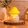 LED Pilzlampe aus PLA – gemütliche Dekolampe mit Herzlicht und LED-Teelicht 🍄💛