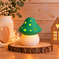 LED Pilzlampe aus PLA – gemütliche Dekolampe mit LED-Teelicht