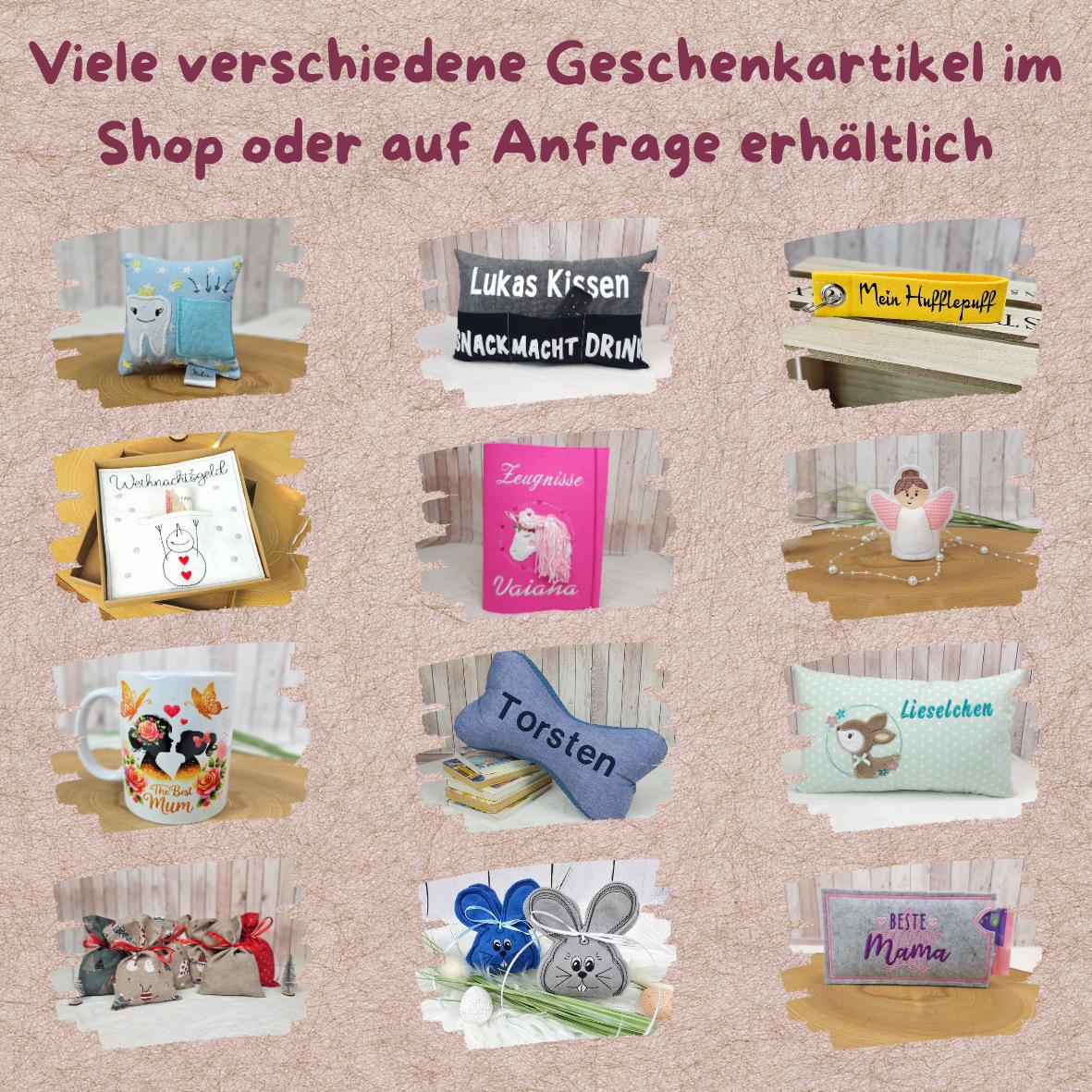 Zahnfee Kissen, Zahnfeekissen mit Sternen, Milchzahn Kissen mit Zahntasche, Zahnfee Geschenk für Kinder, handgemacht
