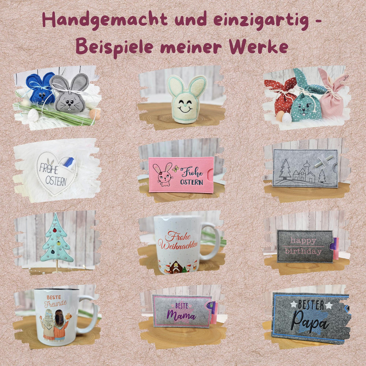 Zahnfeekissen grau 11×11 cm – Handgemacht mit Tasche | Zahnfee Geschenk für Kinder