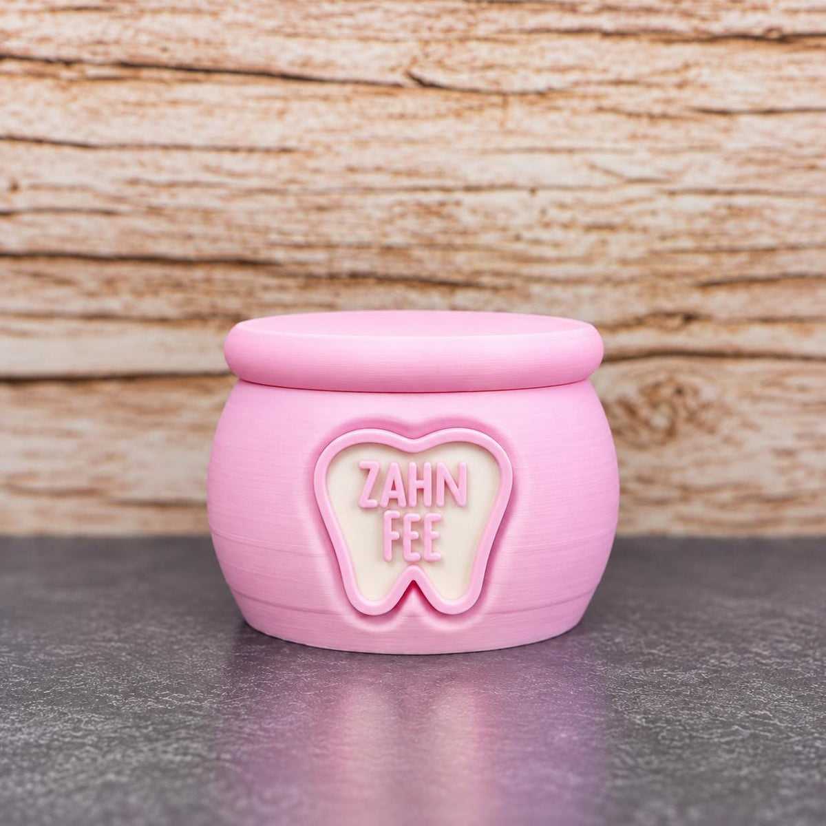 Zahndose für Milchzähne rosa – schöne Aufbewahrung für die ersten Zähne und Zahnfee Geschenk