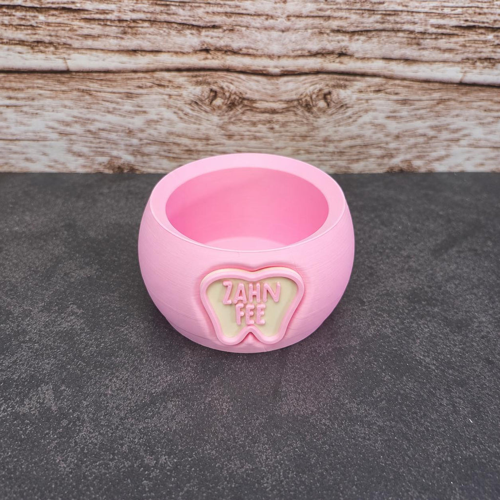 Zahndose für Milchzähne rosa – schöne Aufbewahrung für die ersten Zähne und Zahnfee Geschenk
