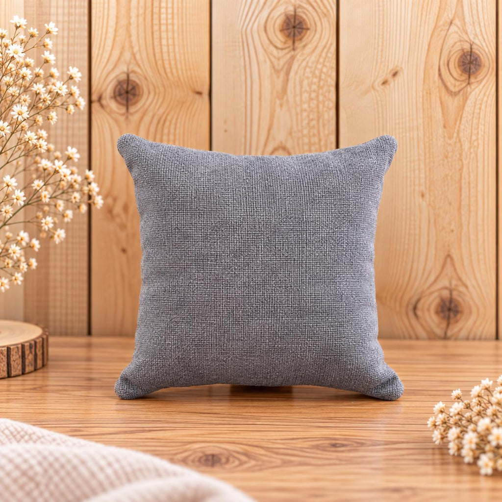 Zahnfeekissen grau 11×11 cm – Handgemacht mit Tasche | Zahnfee Geschenk für Kinder