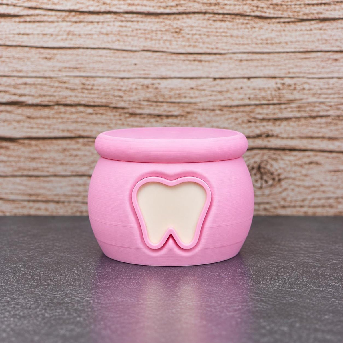 Zahndose für Milchzähne rosa – schöne Aufbewahrung für die ersten Zähne und Zahnfee Geschenk