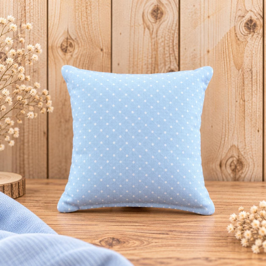 Zahnfeekissen hellblau 11×11 cm – Handgemacht mit Tasche | Zahnfee Geschenk für Kinder