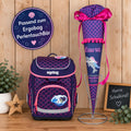 Personalisierte Meerjungfrau Schultüte passend zum Ergobag PerlentauchBär, Schultüte Mädchen zur Einschulung