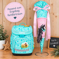 Schultüte passend zum Ergobag ReitBärtraum, Pferde Schultüte personalisiert, Stoff Zuckertüte Mädchen, Einschulung