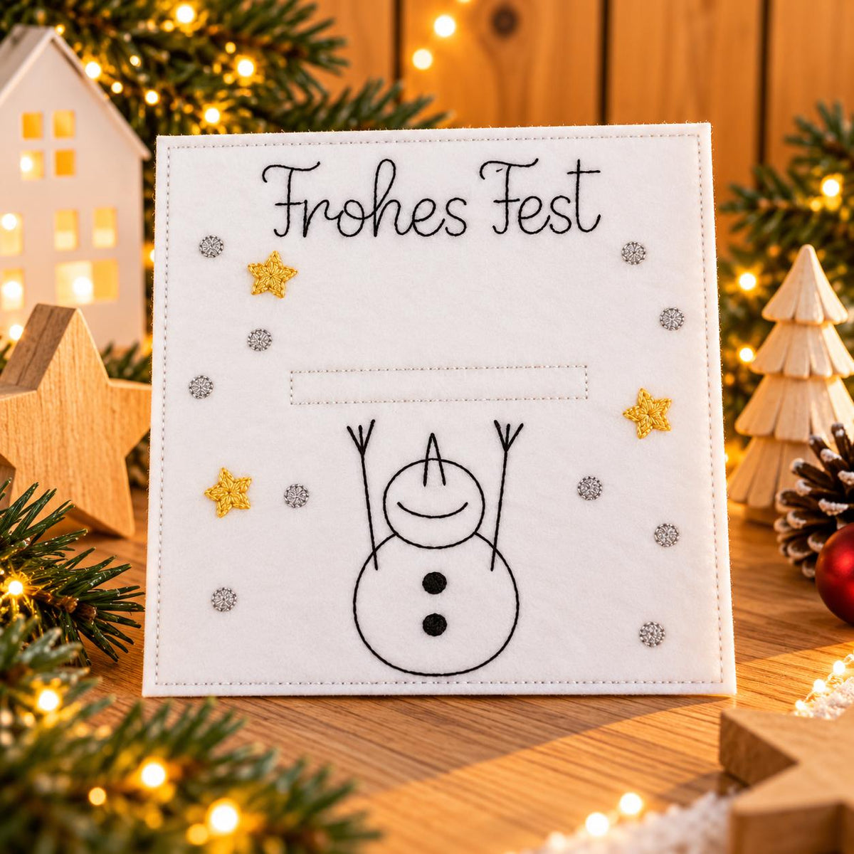 Wunscherfüller Weihnachten, Geldgeschenk, Weihnachtsgeld, Geldgeschenkverpackung, Filzkarte, Weihnachtsgeschenk, Geldgeschenk Weihnachten