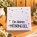 Wunscherfüller „Ein kleines Mitbringsel“, Geldgeschenk, Mitbringsel, kleine Aufmerksamkeit, Filzkarte, Geschenkidee