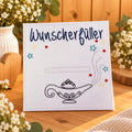 Wunscherfüller Geldgeschenk, Zauberlampe, Geldgeschenk Idee, Gutschein Geschenk, Filzkarte, Geschenkidee