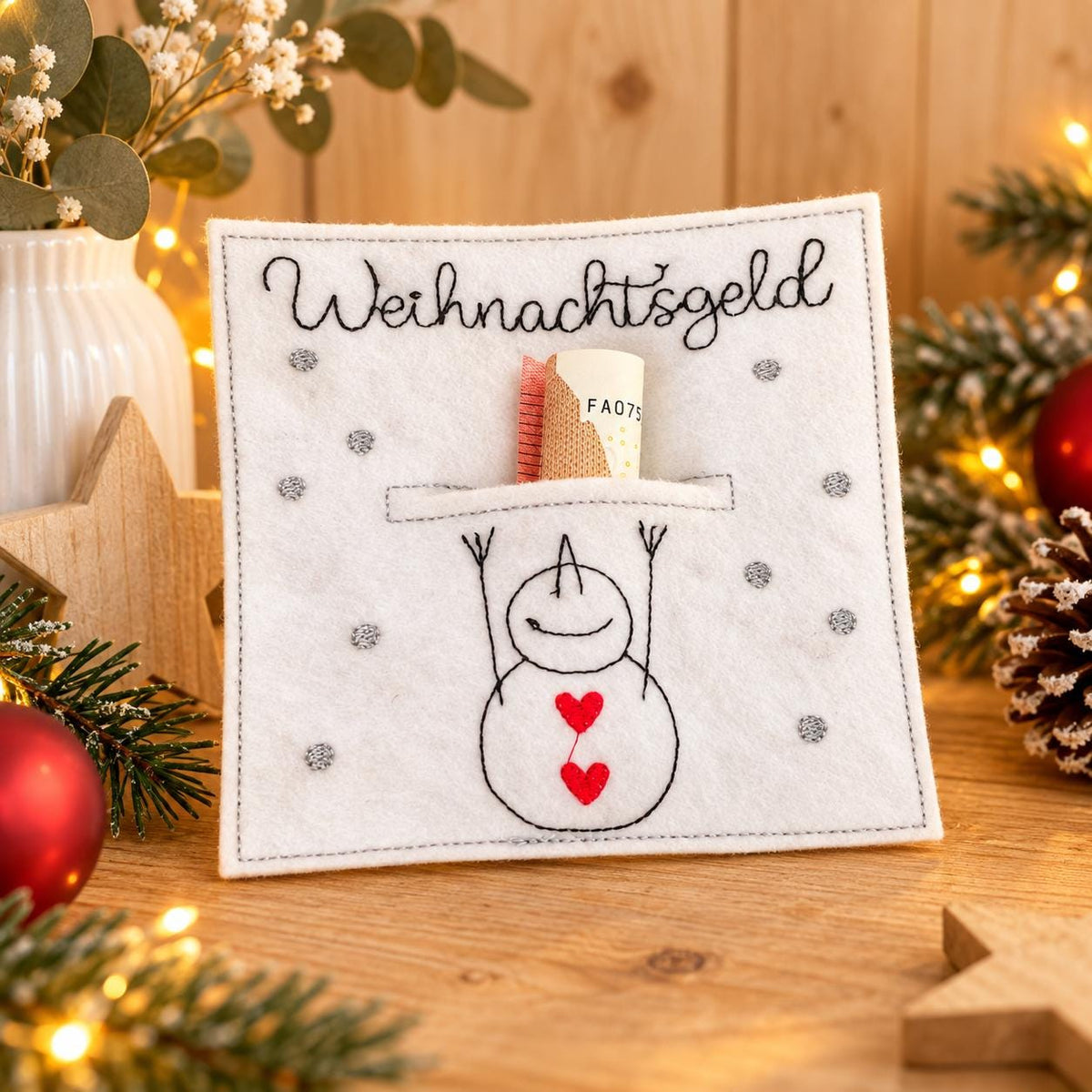 Wunscherfüller, Geldgeschenk Verpackung, Gutschein Geschenk, Geldgeschenk, Geld schön verschenken, Geschenkverpackung, 12,5 x 12,5 cm