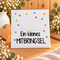Wunscherfüller „Ein kleines Mitbringsel“, Geldgeschenk, Mitbringsel, kleine Aufmerksamkeit, Filzkarte, Geschenkidee
