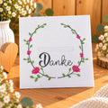 Wunscherfüller aus Filz, Gutschein Geschenk, Dankeschön Geschenk, Geldgeschenk Verpackung, Filz Geschenk, Blumenkranz, kleine Aufmerksamkeit