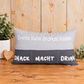 Kissen mit Einstecktaschen, besondere Geschenkidee, praktisches Kuschelkissen, Snackkissen mit Taschen, Ruhestandskissen