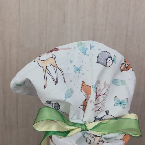 Kindergartentüte Fuchs personalisiert mit Namen, Stofftüte zur Krippeneinführung, Krippentüte mit Wunschnamen, Geschenk Kindergarten