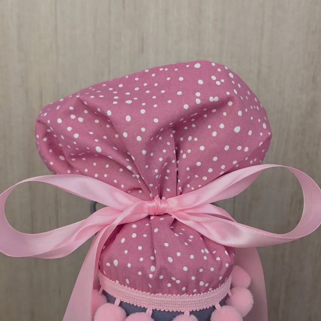 Kindergartentüte Pferd personalisiert, Stoff Kindergartentüte mit Namen, Kindergartenstart, Mädchen Geschenk Kindergarten